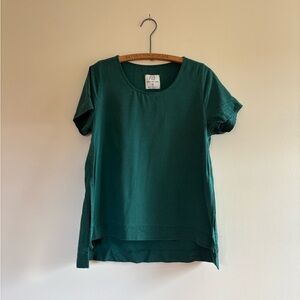 Jamie + the Jones raw silk pine green box top